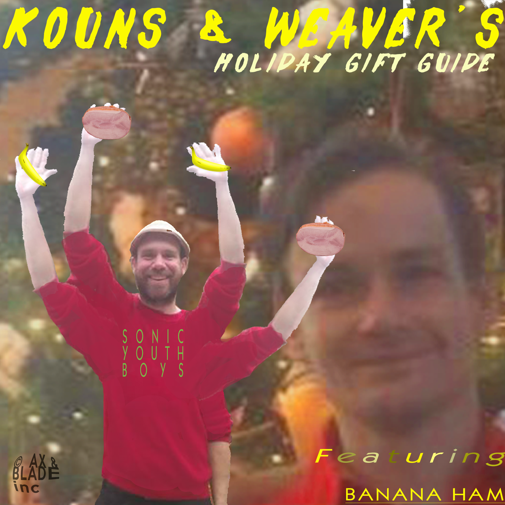 The Sonic Youth Boys play Banana Ham Gift Guide for AX and BLADE inc. on April 4, 2014 Zack Kouns Rick Weaver